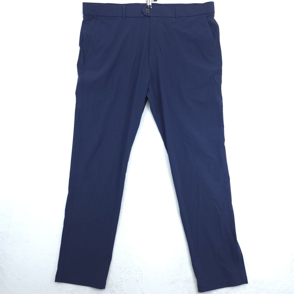 Greyson Pants Mens 40x32 Performance Blue Stretch Golf Activewear